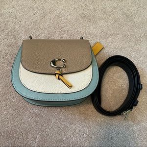 Coach Remi Saddle Bag In Colorblock